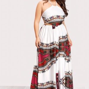 Open back maxi dress!